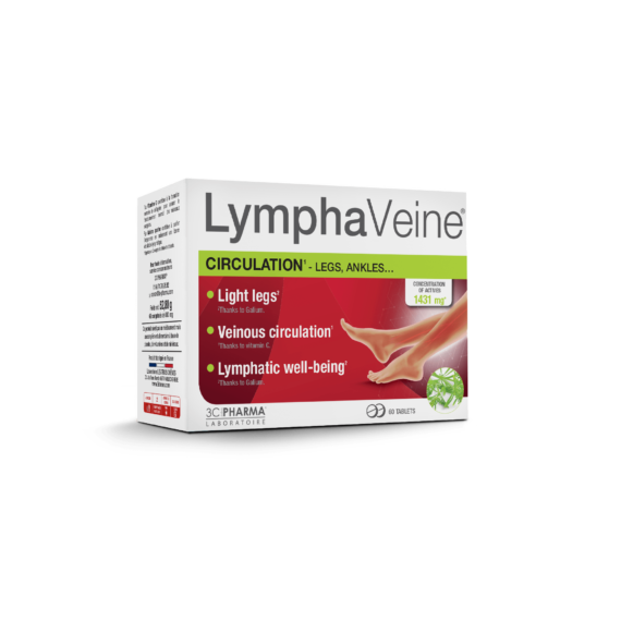 LYMPHAVEINE-TAB60-veninei-kraujotakai-kojoms-hemorojui-3D