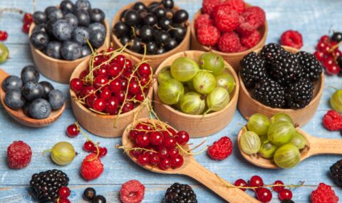 Various,Fresh,Summer,Berries.,Top,View.,Berries,Mix,Fruit,Color